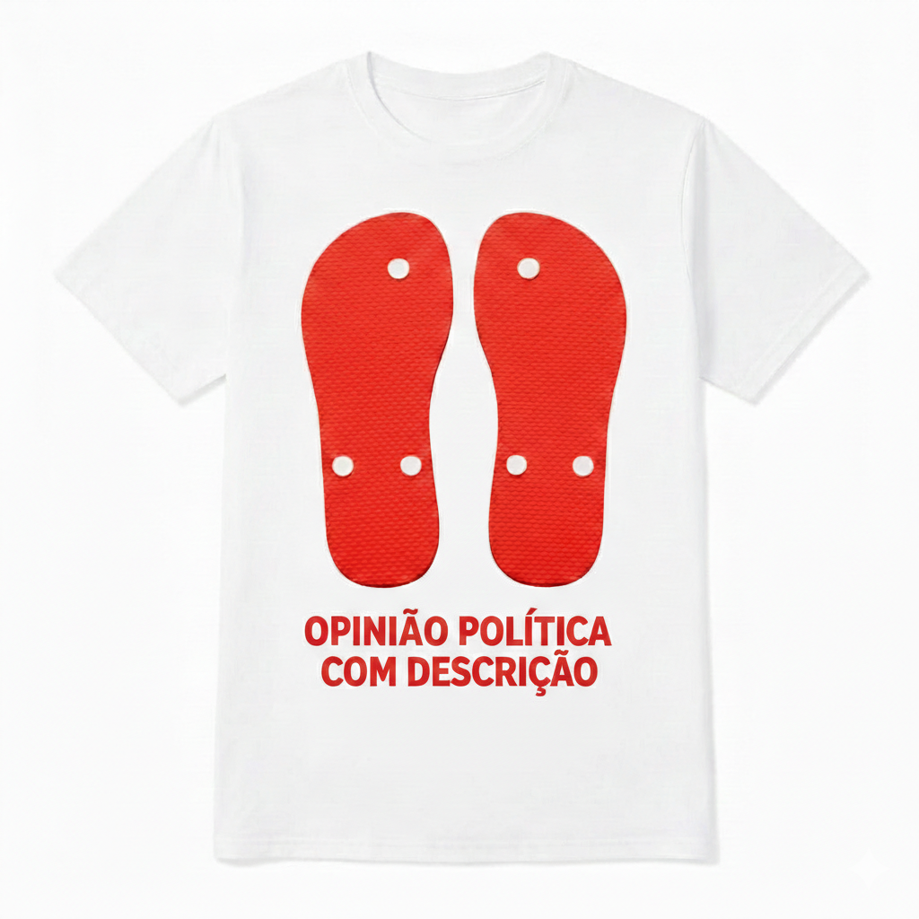 Camiseta Descritiva Dois Pés