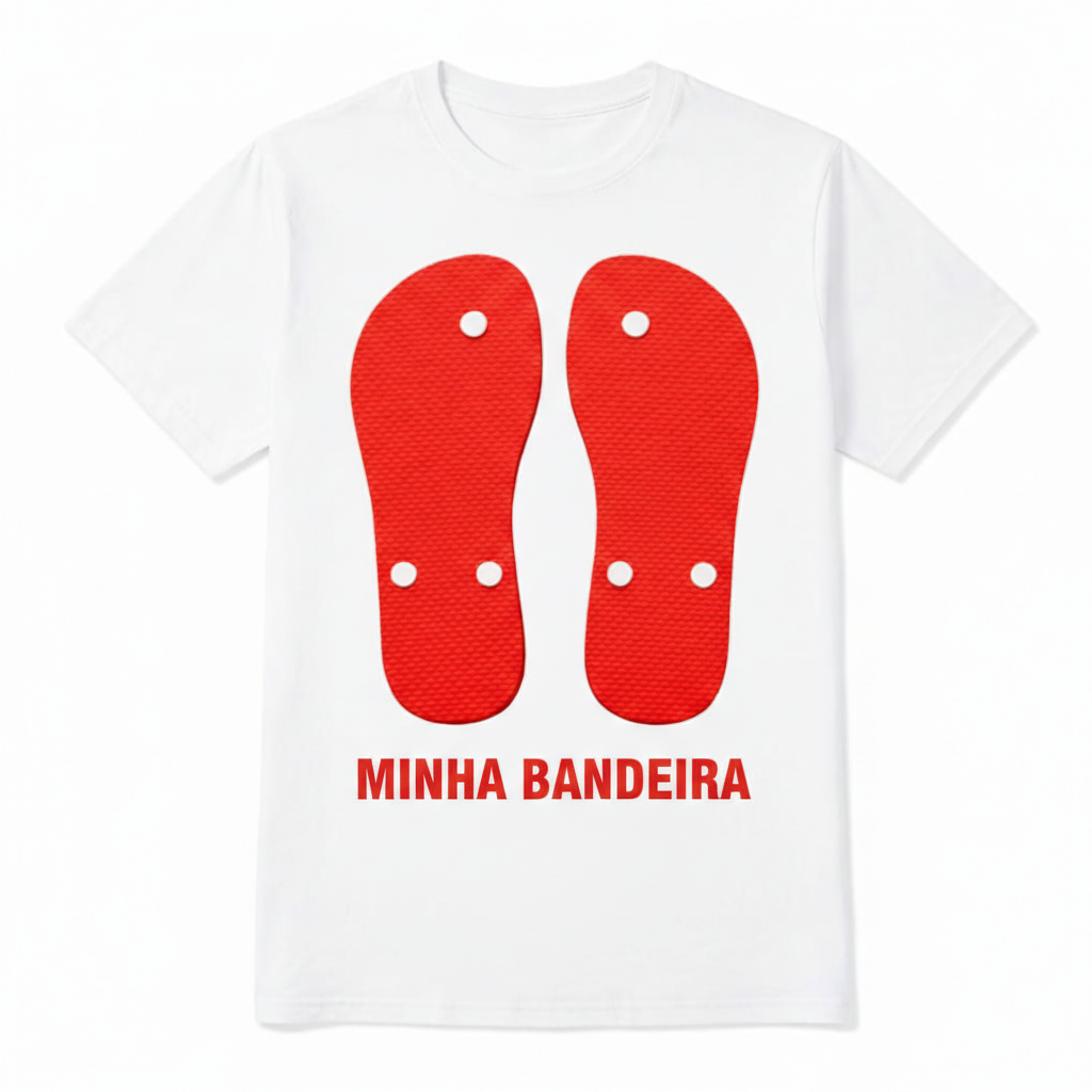 Camiseta Minha Bandeira Dois Pés