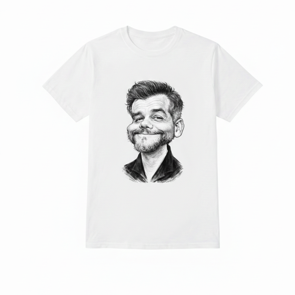 Camiseta Caricatura Dois Pés