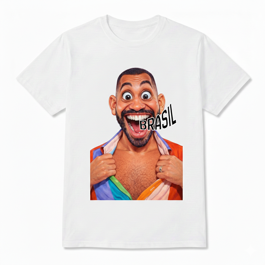 Camiseta Brasil Dois Pés