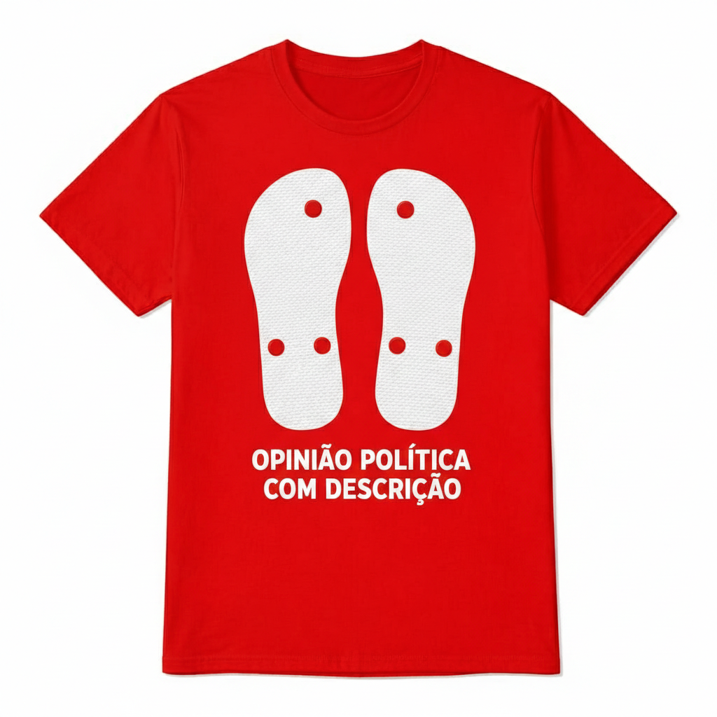 Camiseta Descritiva Dois Pés