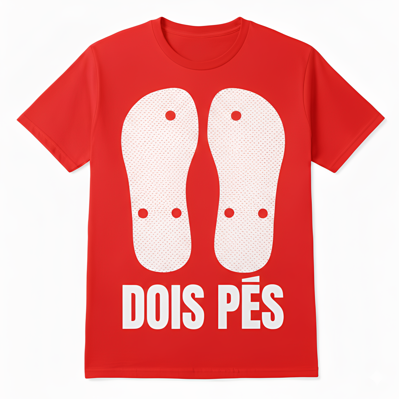 Camiseta Estampada Dois Pés